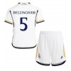 Dječji Nogometni Dres Real Madrid Jude Bellingham #5 Domaci 2023-24 Kratak Rukav (+ Kratke hlače)